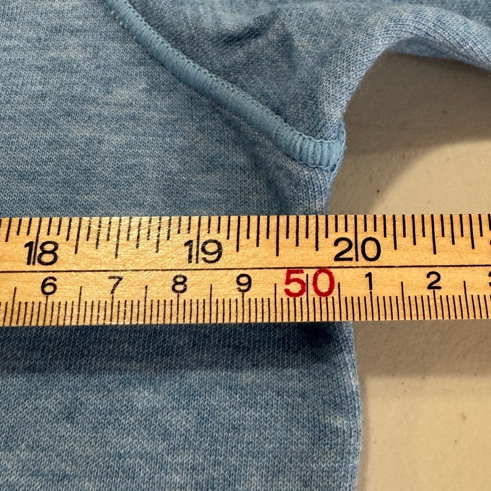 NWT Collars & Co. Men Cotton Half Zip Sweater Blue Size Small - Picture 5 of 6